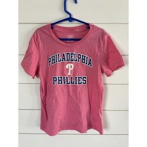 Girls Youth Pink Philadelphia Phillies T-shirt Size 7/8